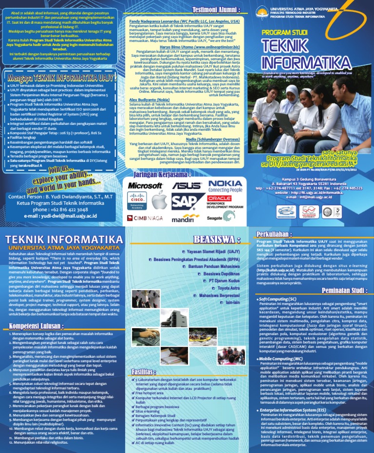 Program Studi Teknik Informatika UAJY | PDF