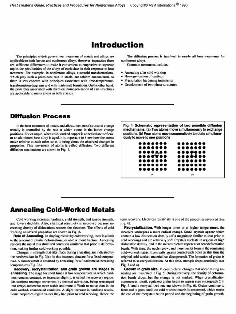 Heat Treatment Principles for Metals | PDF | Annealing (Metallurgy ...