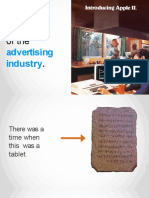 Evolution of Advertising