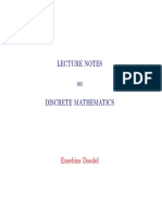 Lecture Notes On Discrete Mathematics: Eusebius Doedel