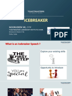 Explore Your Skills with an Icebreaker Speech