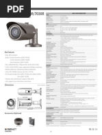 QNO-7010R/7020R/7030R: 4megapixel Network IR Bullet Camera