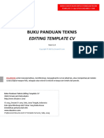 Buku Panduan Teknis Edit CV - Versi 1.0 PDF