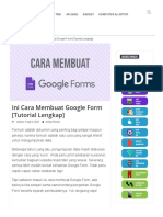 Ini Cara Membuat Google Form - RuangLaptop