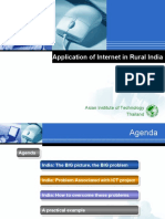 Application of Internet in Rural India: Asian Institute of Technology Thailand