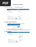 Openproject Basic Manual