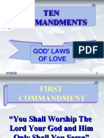 TEN Commandments TEN Commandments