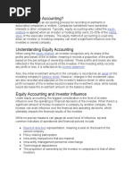 What Is Equity Accounting