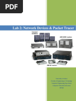 Lab 2: Network Devices & Packet Tracer