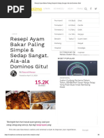 Resepi Ayam Bakar Paling Simple Sedap Sangat Ala Ala Dominos Gitu Pdf