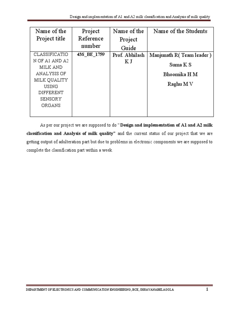 Name of The Project Title Project Reference Number Name of The Project ...