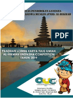 Panduan Lkti Al-Hikmah Undiksha Competition 2019 PDF