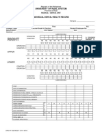 Individual Dental Health Record