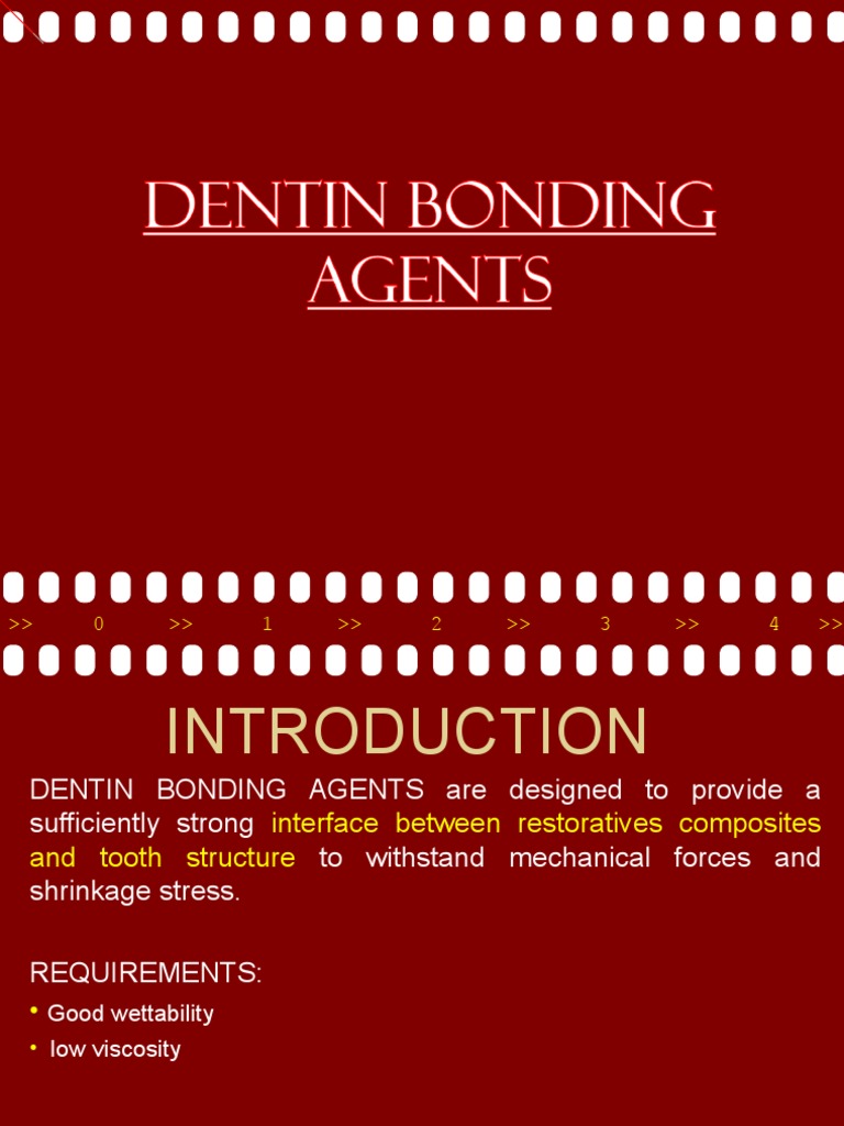 Dentin Bonding Agents PDF Materials Science Materials
