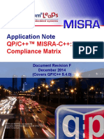Application Note: QP/C++™ MISRA-C++:2008 Compliance Matrix
