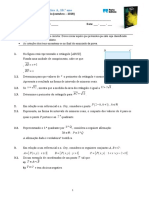 Proposta de Teste de Avaliação - 10.º Ano