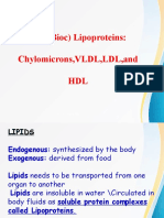 4.4.3 (Bioc) Lipoproteins: Chylomicrons, VLDL, LDL, and HDL: Biochemistry, Two