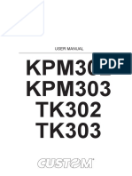 Imprimanta bilete - Custom KPM302-user manual