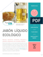 Receta 22. Jabon Liquido Ecologico