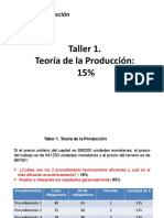 Taller 1 - Teoría de La Producción