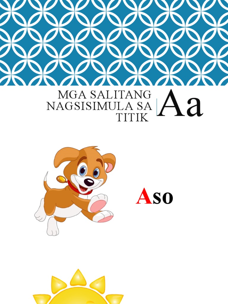 Mga Salitang Nagsisimula Sa Titik Pdf