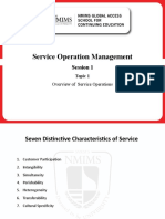 Service Operation Management: Session 1