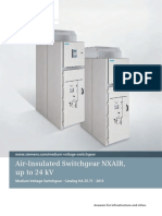 Air-Insulated Switchgear NXAIR, Up To 24 KV: Answers For Infrastructure and Cities