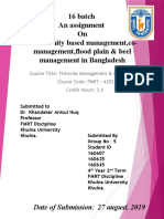 16 Batch An Assignment On Community Based Management, Co-Management, Flood Plain & Beel Management in Bangladesh