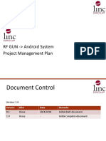 RF GUN - Android System Project Management Plan