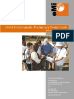 Civil & Environmental Preliminary Design Guide: For Undeveloped Sites