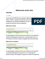 Calcular fechas