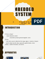 Embedded System: A Radarsystem Using Ar Duino