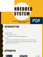 Embedded System: A Radar System Using Arduino