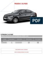 Citroen C-Elysee Lista de Preturi 02 2020