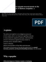 Arginine-Stimulated Copeptin Measurements in The