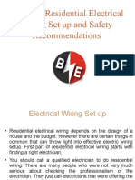 Effective Residential Electrical Wiring Set Up and Safety Recommendations