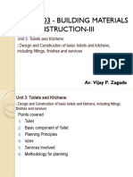 Design and Construction of Basic Toilets and Kitchens