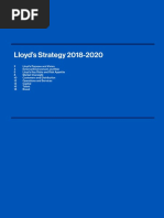 Lloyd's Strategy 2018-2020