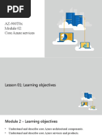 AZ-900T0xModule 02core Azure Services