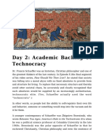 Day 2 - Academic Backing of Technocracy