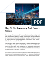 Day 9 - Technocracy and Smart Cities