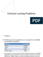 Contract Costing Problems