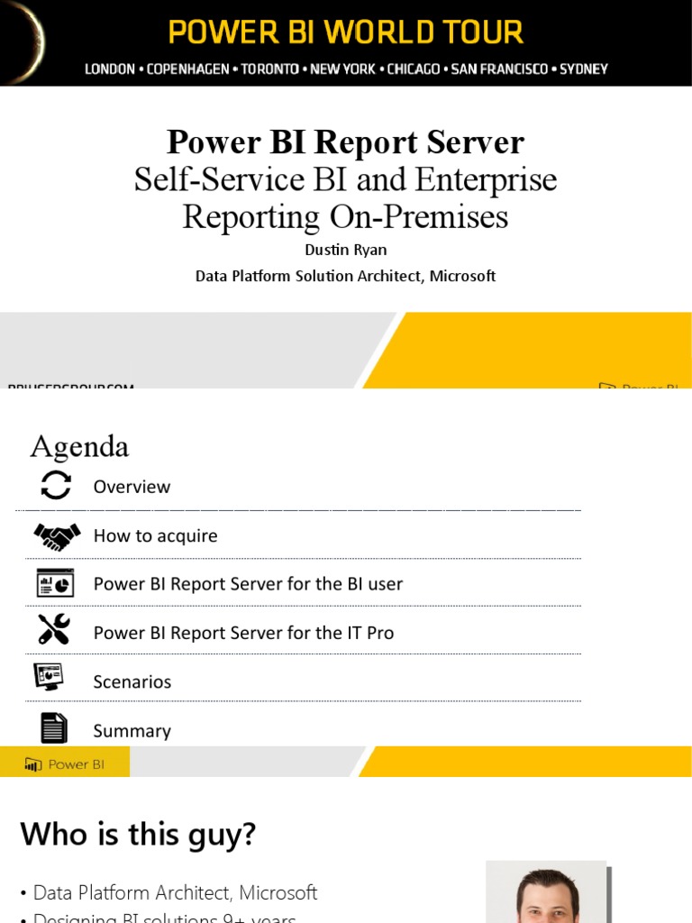 Power BI Report Server Overview and Guide | PDF | Server (Computing ...