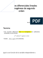 Ecuaciones Diferenciales Lineales No Homogéneas