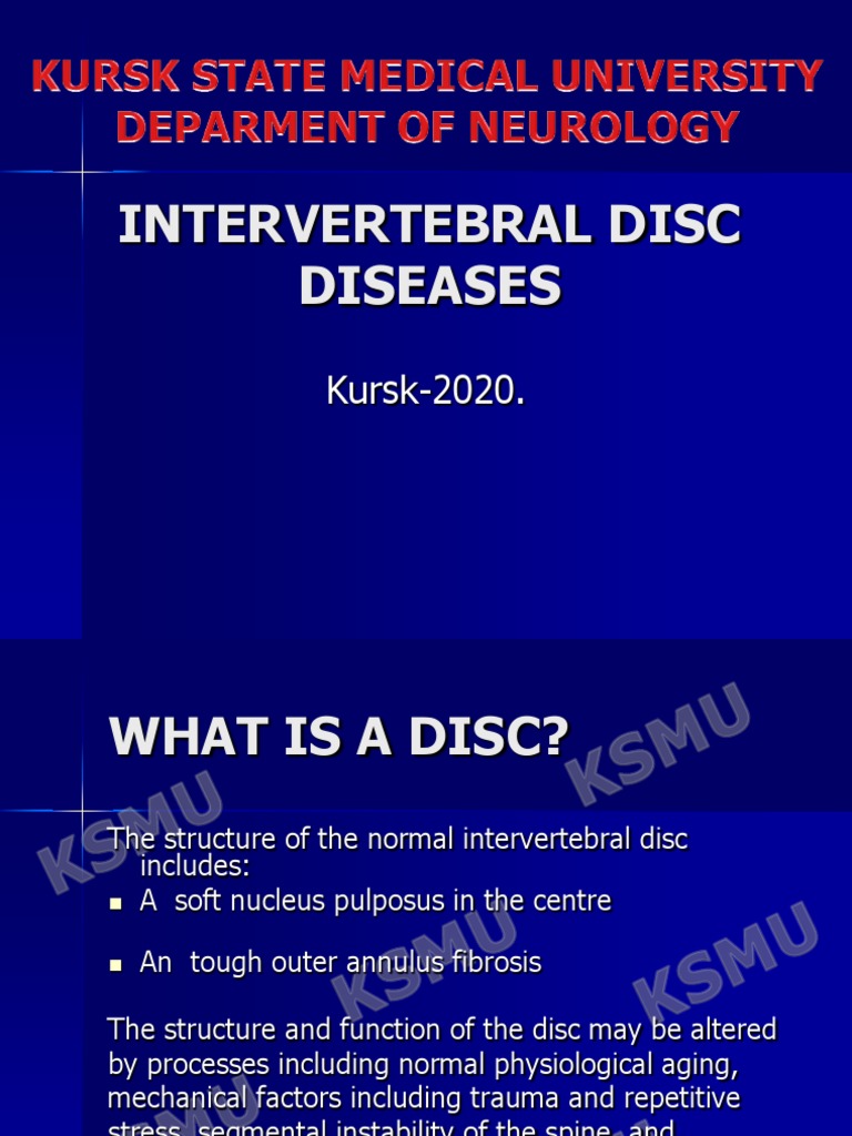 006 - Intervertebral Disc Diseases | PDF | Vertebral Column | Arm