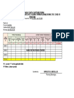 Barangay Data Capture Form: Monitoring of Incidence On Violence Against Women (Vaw) During The Covid-19 Pandemic