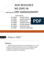 Enterprise Resource Planning (Erp) in Inventory Management