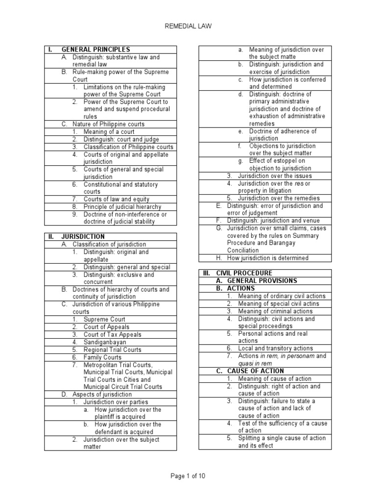 I. General Principles Quasi in Rem PDF Jurisdiction Lawsuit