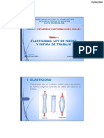 Clase 01 - Elasticidad, Ley de Hooke