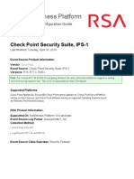 Rsa Netwitness Platform: Check Point Security Suite, Ips-1